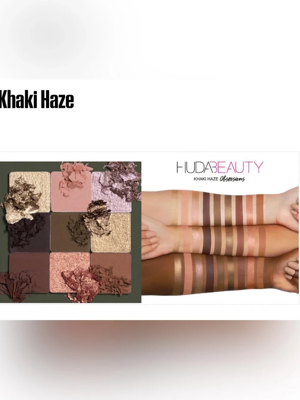 Huda Beauty Wild Jaguar, Khaki Haze, & Amethyst obsessions 9-pan palettes